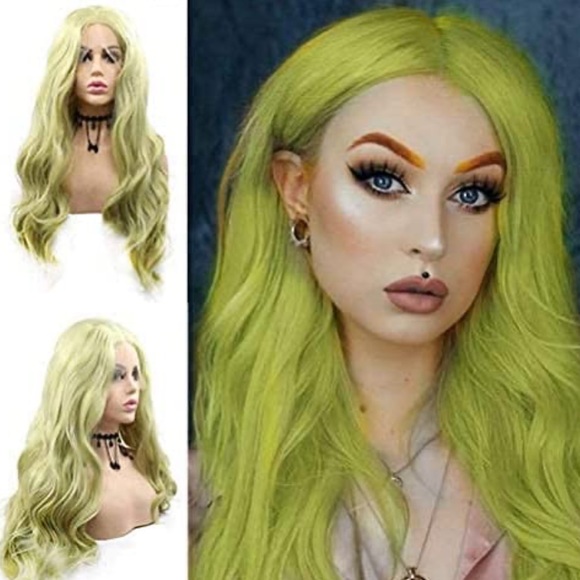 ♥️ 24” GREEN WAVY LACEFRONT FRONT WIG *NEW*